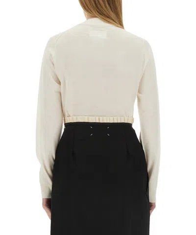 Maison Margiela Women's Wool Jersey In White