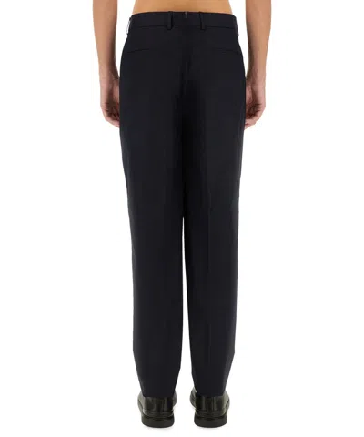 Zegna Straight Leg Pants In Black