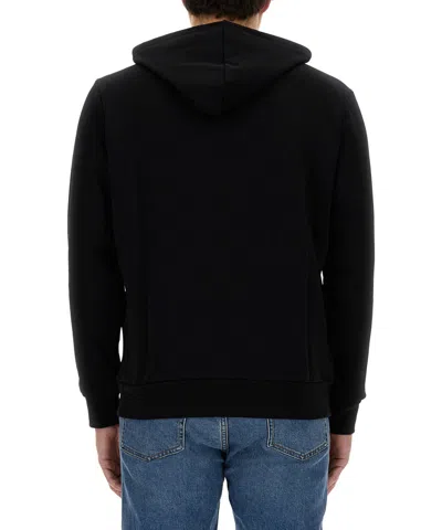 Ps By Paul Smith Ps Paul Smith "zebra" Sweatshirt In Black
