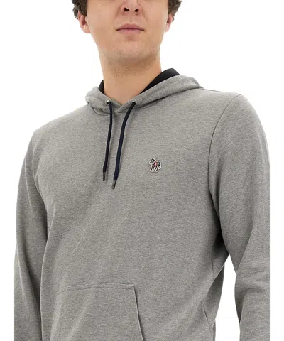 Ps By Paul Smith Ps Paul Smith Felpa Con Logo In Gray