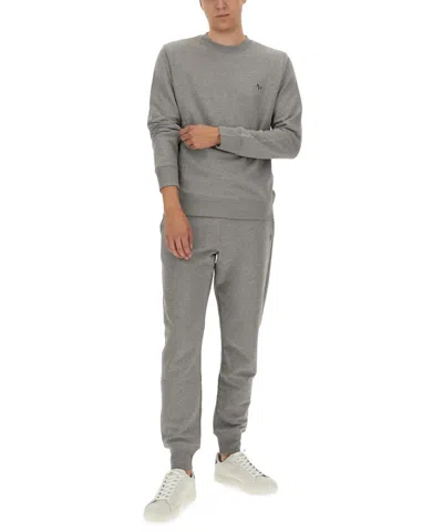 Ps By Paul Smith Ps Paul Smith Sweatshirt With Zebra Patch In Gray