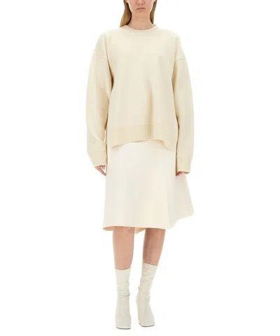 Jil Sander Women's Wool Sweater In Neutral