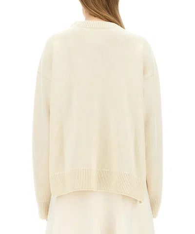 Jil Sander Women's Wool Sweater In Neutral