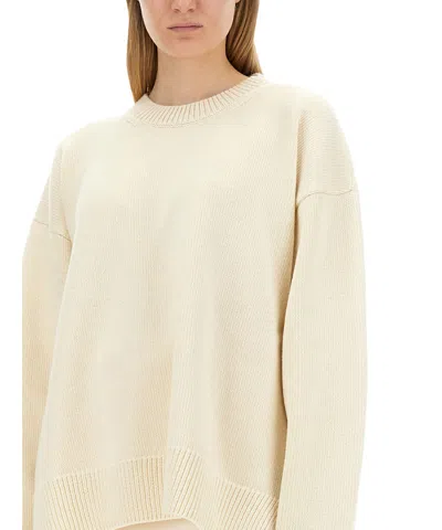 Jil Sander Women's Wool Sweater In Neutral