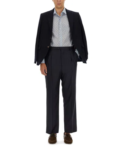 Etro Straigth Leg Pants In Black