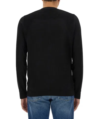 Hugo Boss Logo Sweatshirt In Black
