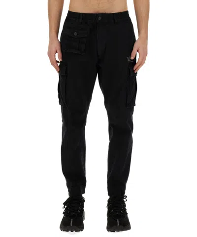 Dsquared2 Cargo Utility Pants Elastic Waistband In Multi
