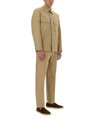 Lardini Regular Fit Pants In Brown