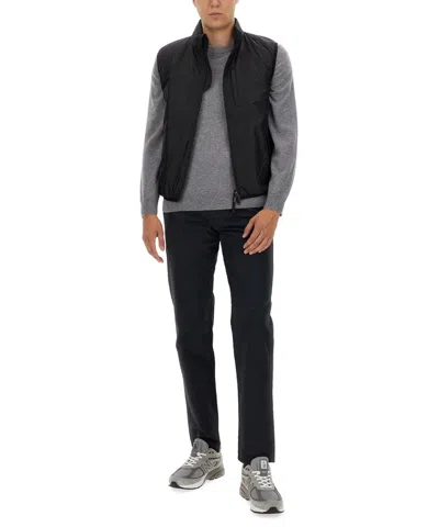 Aspesi Trousers With Functional Pockets And Belt Loops In Black