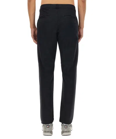 Aspesi Trousers With Functional Pockets And Belt Loops In Black