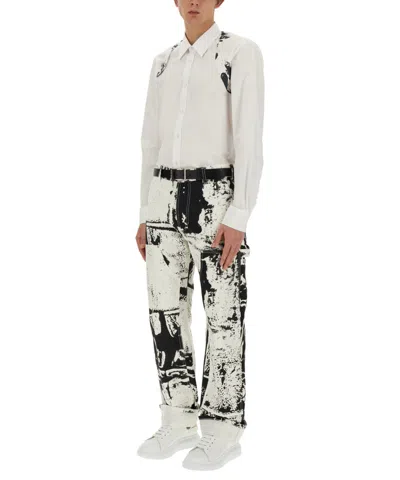Alexander Mcqueen Alexander Mc Queen Printed Harness Shirt