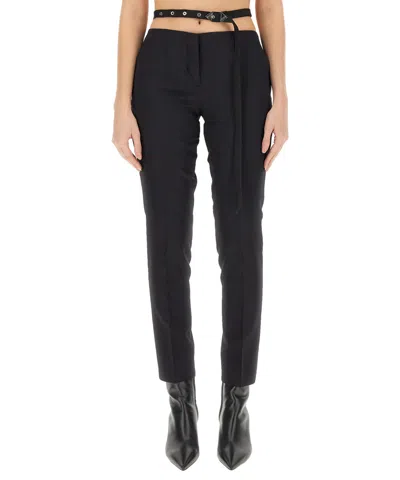 Attico Cut Out Pants In Black