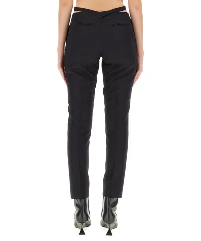 Attico Cut Out Pants In Black