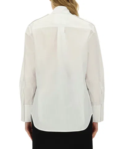 Victoria Beckham Women's Oversize Pocket Shirt In White