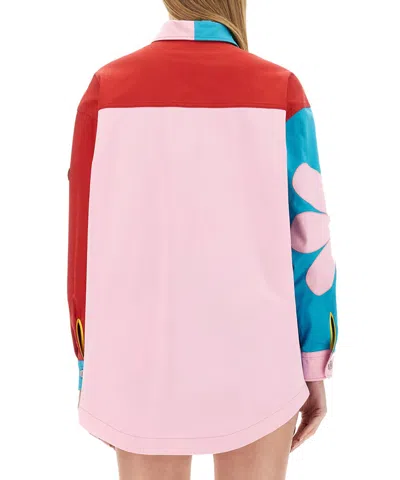 Moschino Graphic-print Panelled Shirt