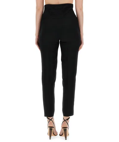 Moschino Couture Pants With Heart Application In Black