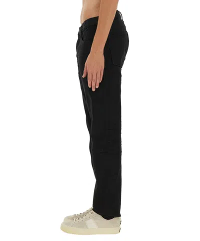 Tom Ford Straight Leg Denim Jeans With Belt Loops In Black