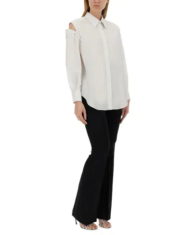 Alexander Mcqueen Cocoon Shirt With Cut-out Details