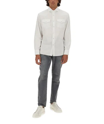 Brunello Cucinelli Men Cotton Shirt
