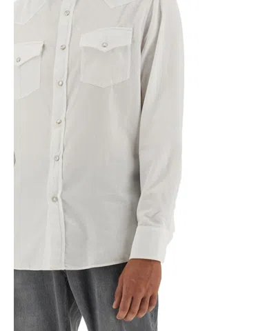 Brunello Cucinelli Men Cotton Shirt