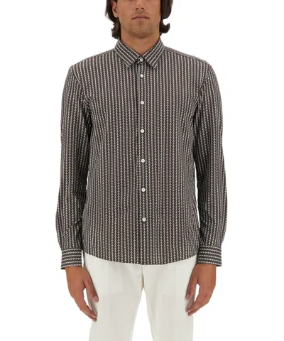 Hugo Boss Boss Micro Check Pattern Shirt