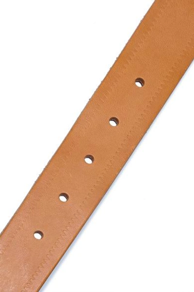 Shop Rag & Bone Boyfriend Embossed Leather Belt In Tan
