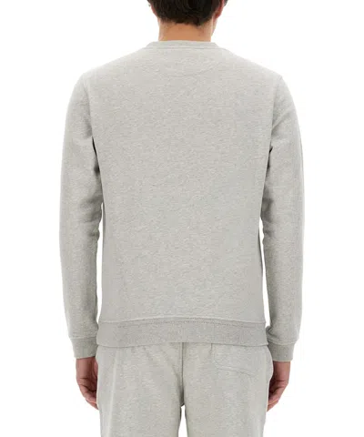 Belstaff Sweatshirt With Logo Patch In Gray