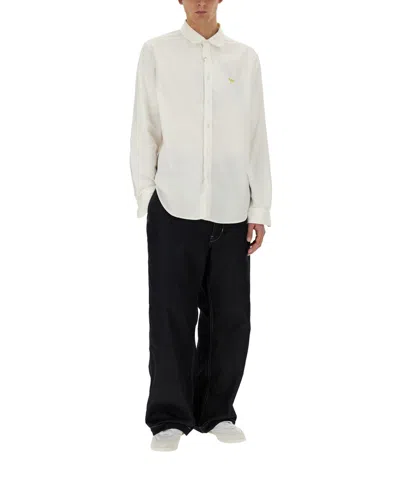 Junya Watanabe Classic Button-up Shirt With Embroidered Detail