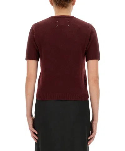 Maison Margiela Sweaters In Red