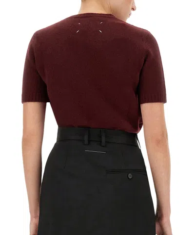 Maison Margiela Sweaters In Red
