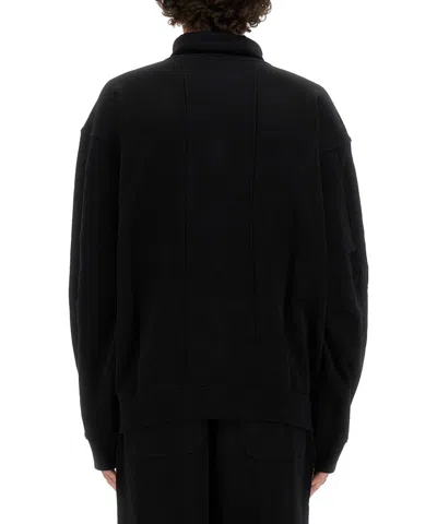 Helmut Lang Zip-up Sweatshirt In Black