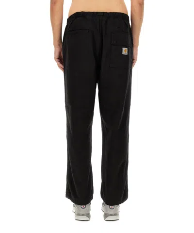 Carhartt Elastic Waistband Trousers With Pockets And Loops