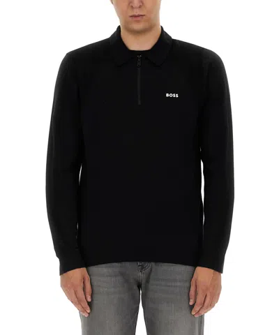 Hugo Boss Zip-up Sweatshirt In Multi