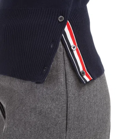 Thom Browne 4-bar Sweater In Blue