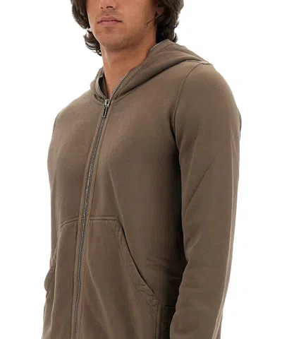 Drkshdw Men's Felpa Gimp Hoodie Dust In Brown