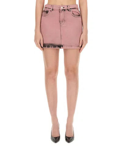 M05ch1n0 Jeans Mini Skirt