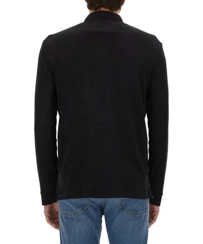 Hugo Boss Cotton Polo Shirt Long Sleeves