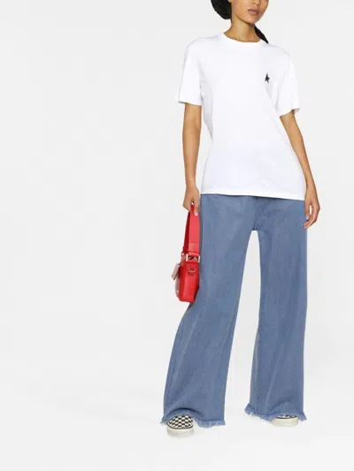 Golden Goose Star Graphic T-shirt With Relaxed Silhouette
