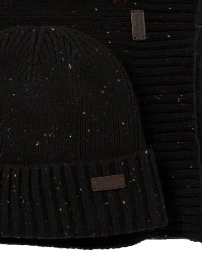 Barbour "carlton Fleck" Beanie & Scarf Set