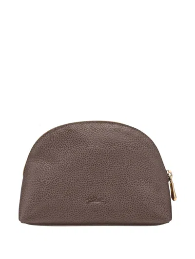 Longchamp Le Foulonné Logo-debossed Make Up Bag