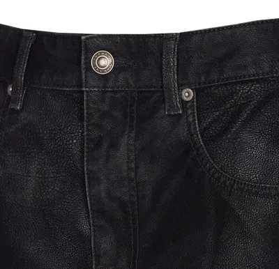 Isabel Marant Étoile Isabel Marant Etoile Black Synthetic Leather Kimmy Mini Skirt In Black