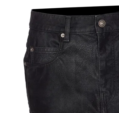 Isabel Marant Étoile Isabel Marant Etoile Black Synthetic Leather Kimmy Mini Skirt In Black