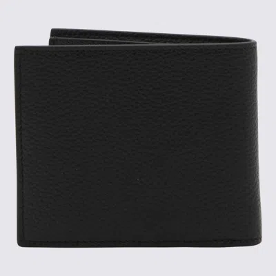 Tom Ford Logo Leather Wallet Wallets And Card Holders Black In Black