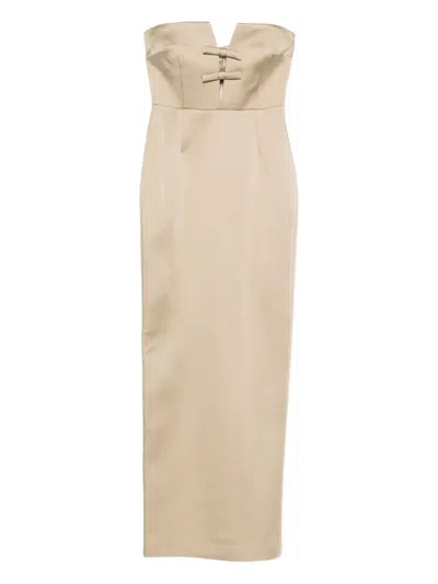 The New Arrivals Ilkyaz Ozel Noa Dress In Neutral