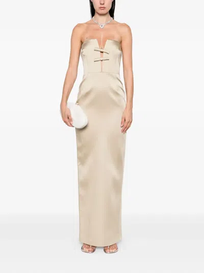 The New Arrivals Ilkyaz Ozel Noa Dress In Neutral