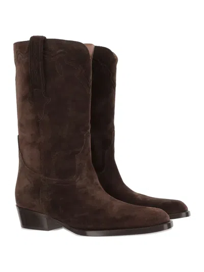 Paris Texas Suede Square-toe Boots