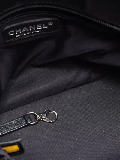 Pre-owned Chanel 2023 Paris Biarritz Tote Bag In Black