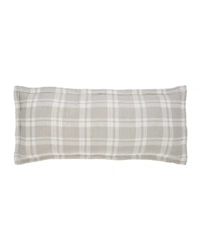 Orchids Lux Home Doyle Decorative Bed Throw Pillow - Grey In Neutral