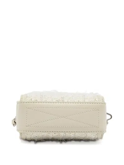 Pre-owned Alexander Mcqueen 2024 Box Nano Tweed Tote Bag In Neutral