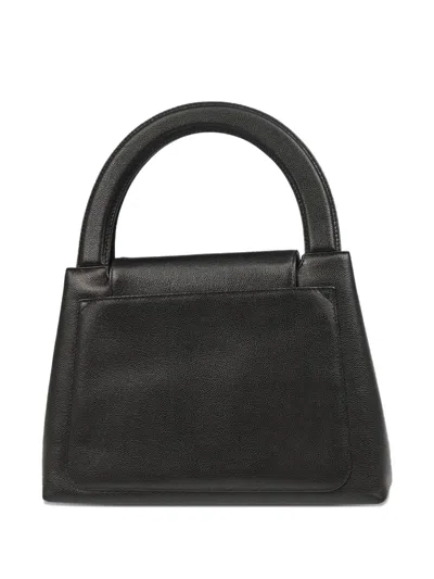 Pre-owned Chanel 1998 Kelly Tote Bag In Black